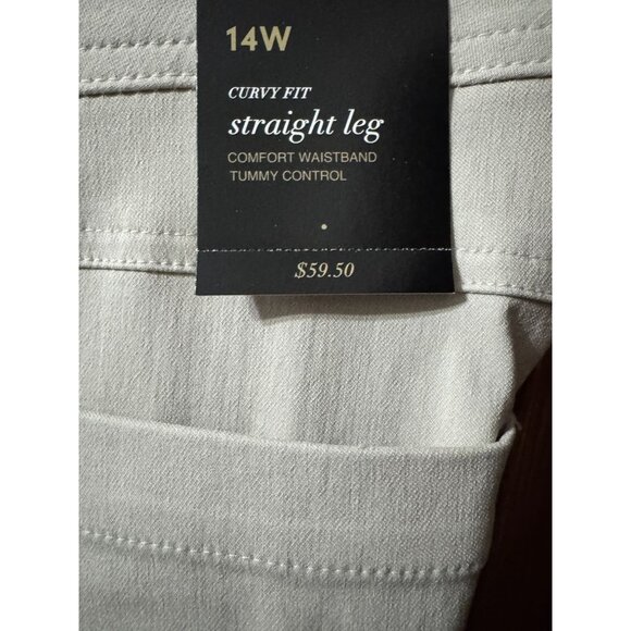 Macys JM Collection Women's Pant NWT Size 14W Tan/Khaki - Picture 7 of 7